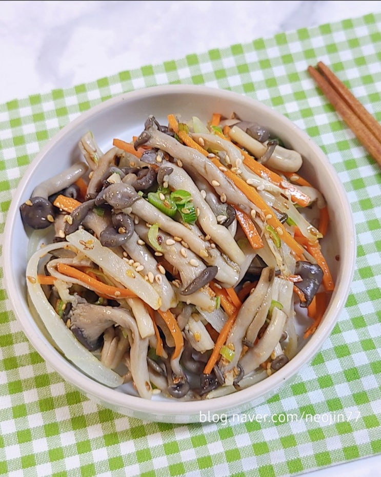 맛타리 버섯볶음 만드는법 자투리채소 레시피 손쉽게 만드는 영양반찬