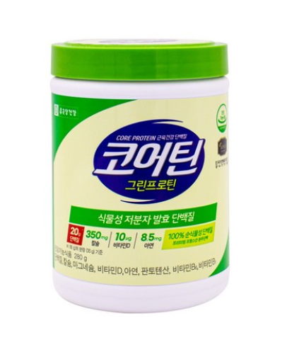  종근당건강 코어틴 그린프로틴/식물성 저분자 발효단백질