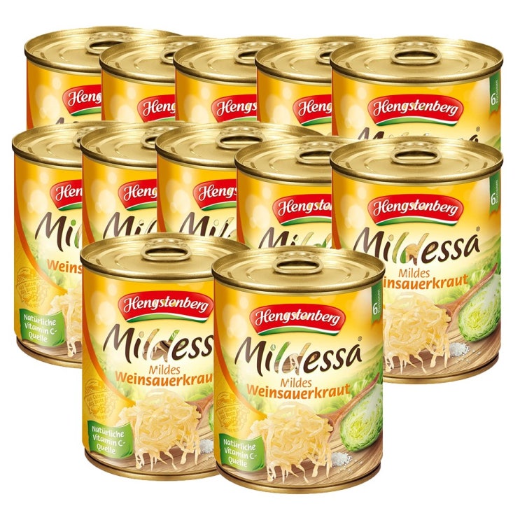 선호도 높은 Mildessa Hengstenberg sauerkraut 밀데사 헹스텐베르크 마일드 사우어크라우트 독일식김치 810g 12개 ··· 선호도 높은 Mildessa Hengstenberg sauerkraut 밀데사 헹스텐베르크 마일드 사우어크라우트 독일식김치 810g 12개 ···
