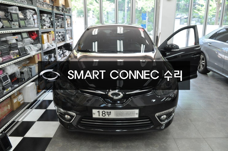  르노삼성 오디오수리 네비수리 NEWSM3 스마트컨넥트 SMART CONNECT [MFD-7120B] 전원불량, 블랙아웃 , 오디오소리먹통 메인보드 고장 - 수원테크