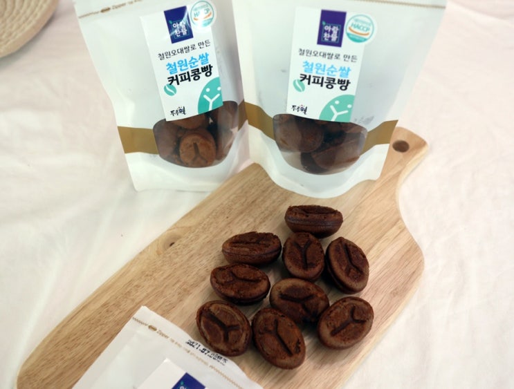  커피콩빵 철원순쌀커피콩빵 쌀간식추천