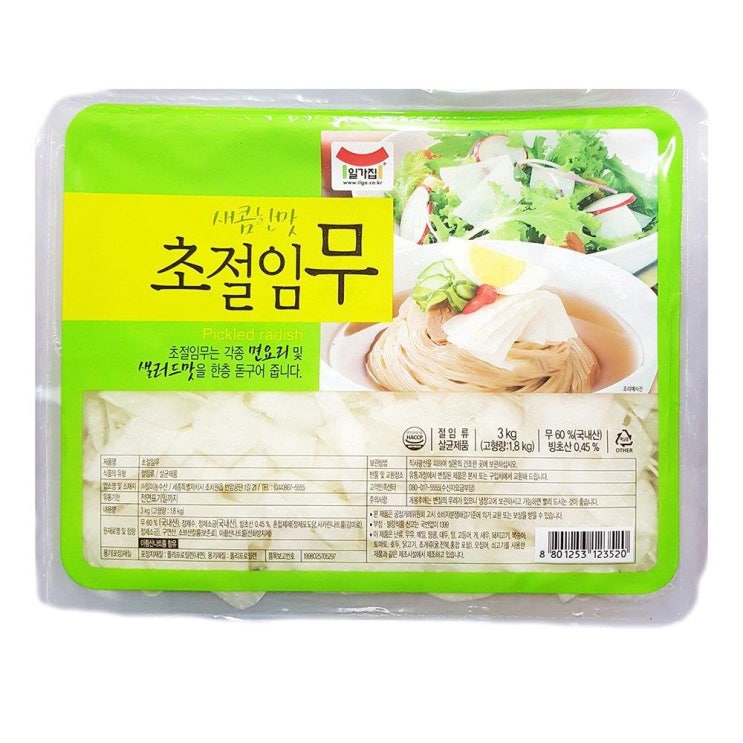 선호도 좋은 일미농수산 초절임무 반찬 냉면재료 냉면김치 3K /웃+maile, ⊙_ 1 좋아요 선호도 좋은 일미농수산 초절임무 반찬 냉면재료 냉면김치 3K /웃+maile, ⊙_ 1 좋아요