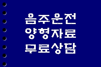  음주운전 양형자료 전문 행정사로부터 도움받기