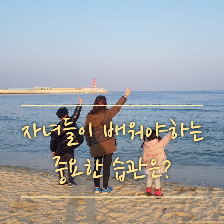  어린 자녀에게 가르쳐야할 중요한 습관(유아교육,자녀교육,필수예절교육,아이들습관)