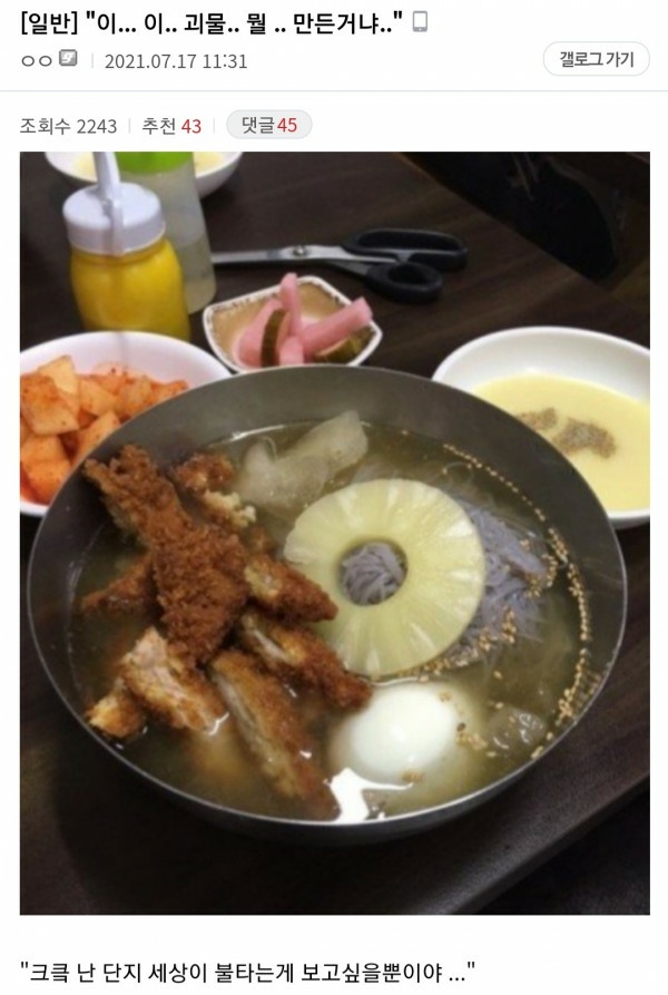  괴식 그 자체