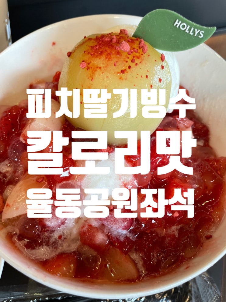  할리스 피치딸기빙수 애플망고빙수 멜론스무디 수박스무디 1인빙수 가격 칼로리 분당 율동공원 좌석 조용한