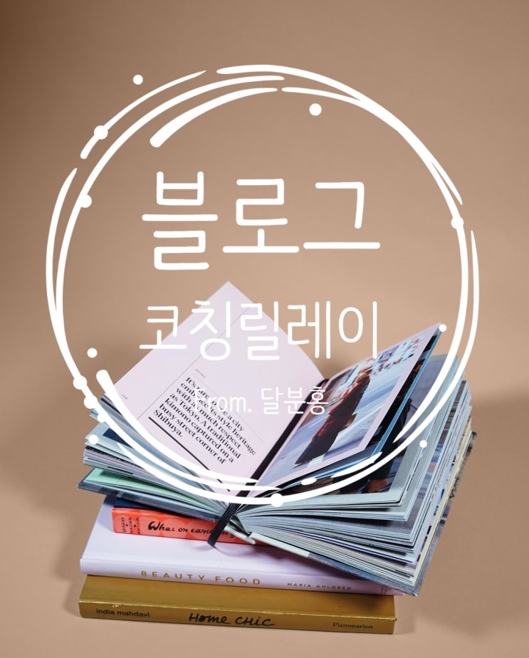  블로그 코칭릴레이.(from.달분홍)