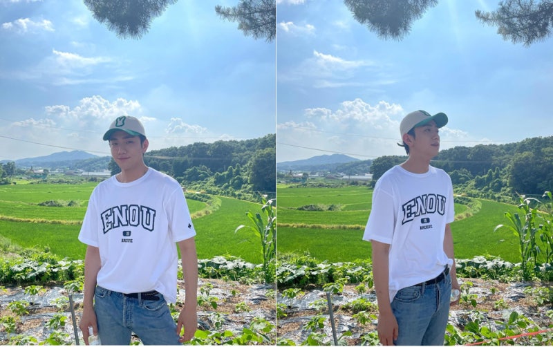 남윤수의 인스타그램 캐주얼 의류 패션 브랜드 : 패딩, 머플러, 가방, 숏비니