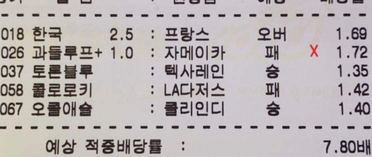 프로토 Proto 금~토 경기 적중 및 한폴낙 프로토 Proto 금~토 경기 적중 및 한폴낙