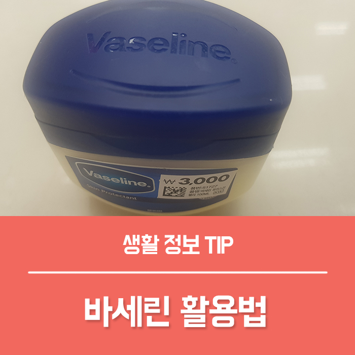  다이소 바세린 유통기한 효능 및 깜짝 놀랄 활용법 13가지