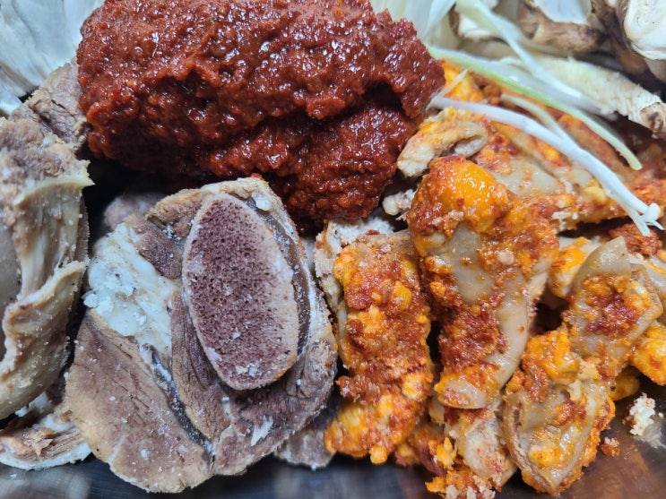  강남진해장 갈비곱창전골 내돈내산 포장 후기