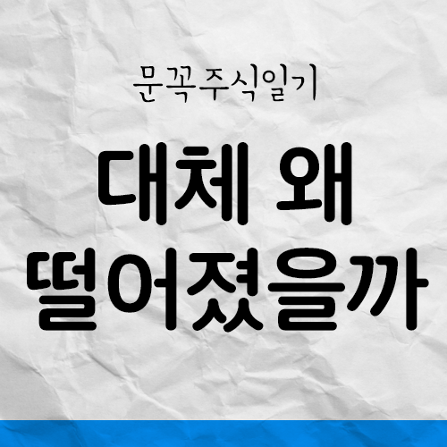  [문꼭주식일기] 우리가 산 재생에너지 관련주는 왜 떨어졌을까?