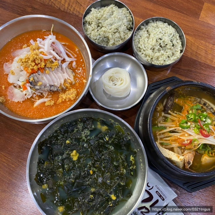  [함덕맛집] 더위를 물리치는 물회 맛집- '순옥이네명가 함덕점'