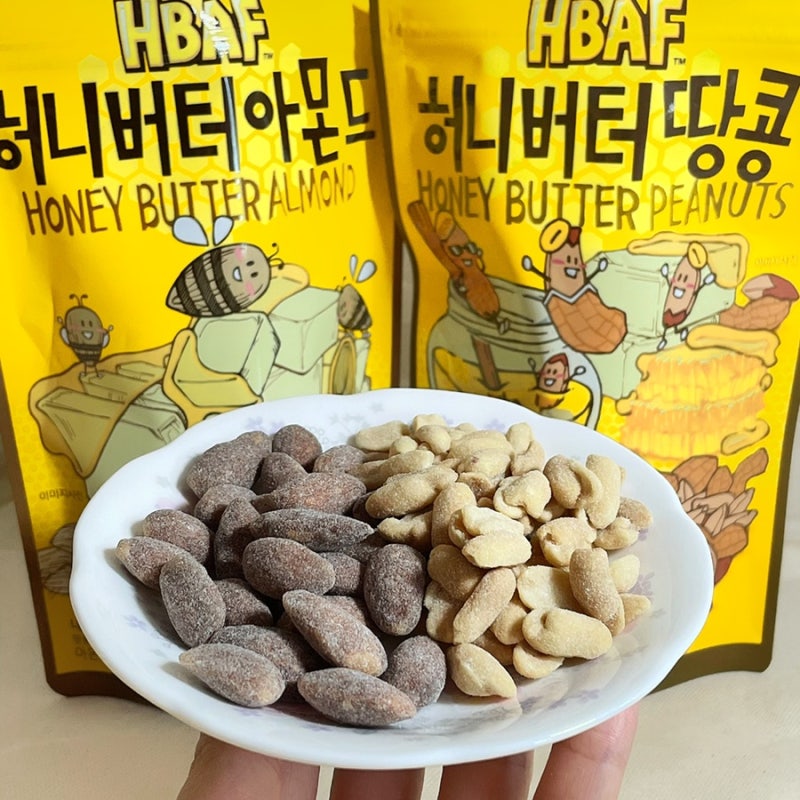 바프(HBAF) 허니버터 아몬드 땅콩 가격 사무실간식 추천