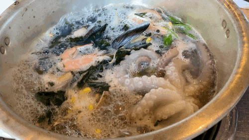  남해에 반하다, 급이 다른 해물 라면! 아빠 추천 찐맛집 (*남해 여행 필수 코스)