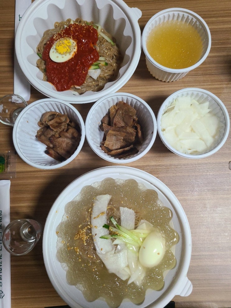 육쌈냉면 건대점 배달 후기 건대 육쌈냉면 맛집