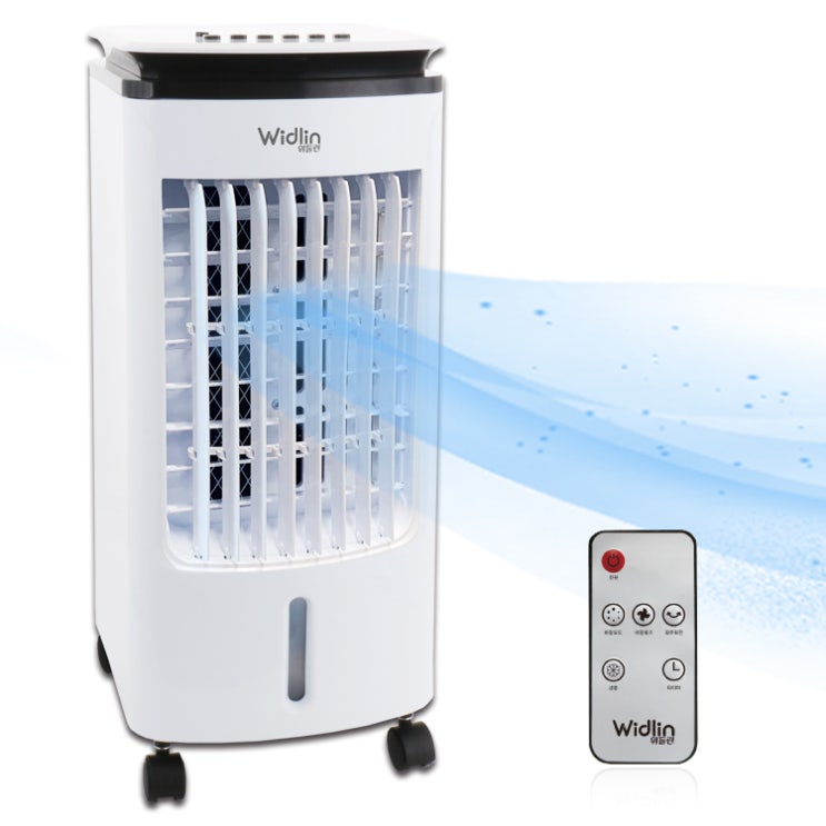 최근 인기있는 위들린 에어쿨러 냉풍기 이동식 저소음 미니 에어컨 추천 날개없는 선풍기, 2. 위들린 프리미엄 에어쿨러냉풍기+LCD시계 추천해요