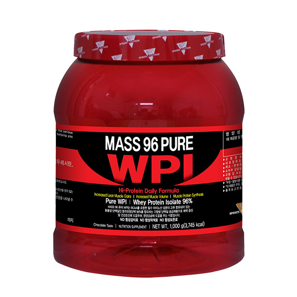 많이 팔린 매스96 퓨어 WPI 단백질 보충제 프로틴 초코맛, 1000g, 1개 추천합니다