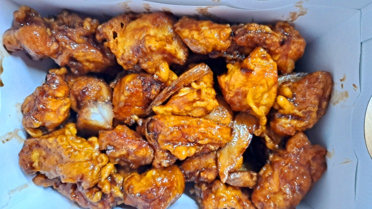  광양 중마동 60계치킨 달콤맛나 후기