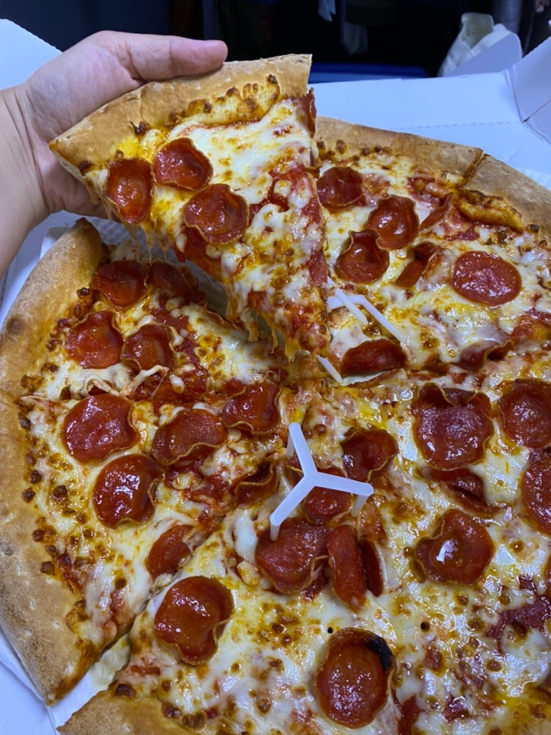 배달음식후기] - 파파존스 페퍼로니피자 내돈내산 솔직후기 : 네이버 블로그