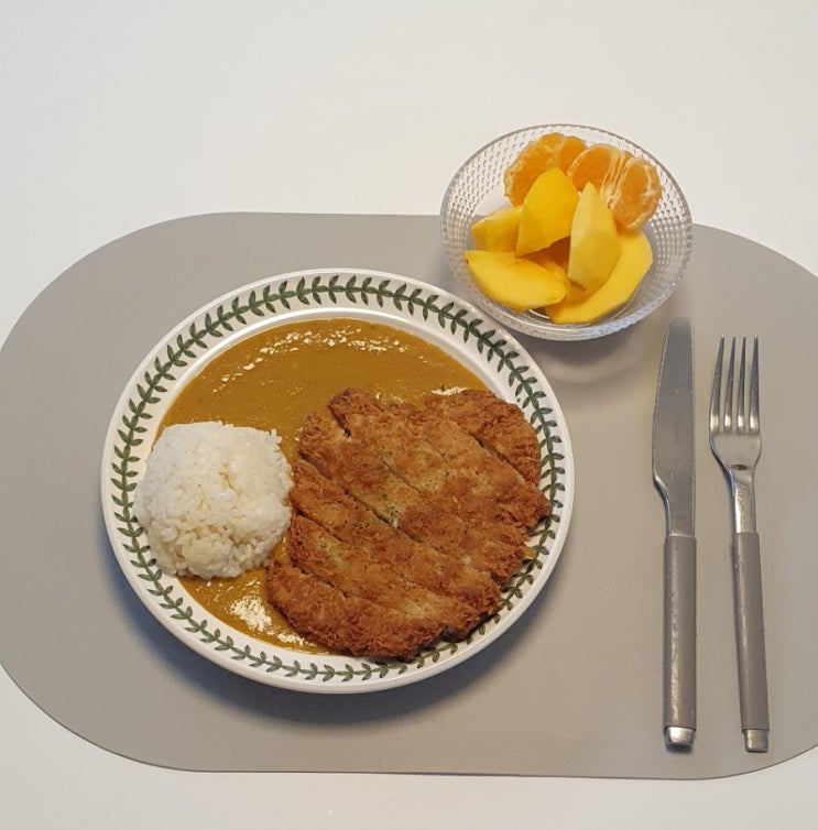  고메 통 등심돈카츠 카레와 맛있게 먹는법