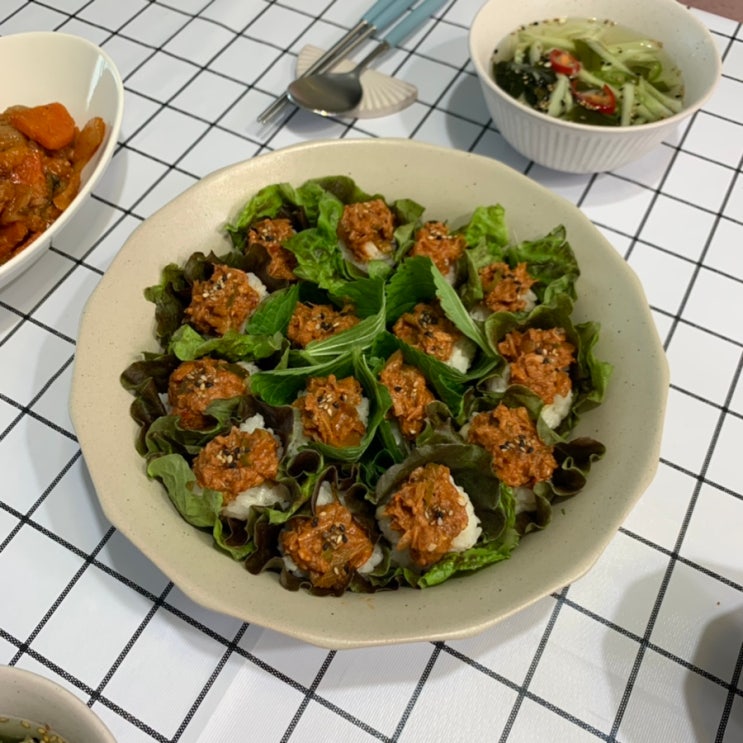  백종원 참치쌈장 만들기 쌈밥까지 확실하게!