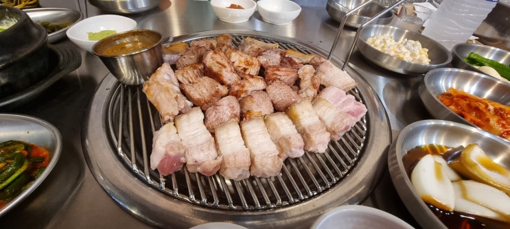 신현리 맛집 돈사돈 제주에서 감동했던 근고기 삼겹살이 오포에도 있네요