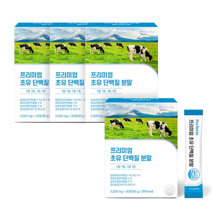 선호도 높은 퍼펙토 프리미엄 초유 단백질 분말 스틱, 3000mg, 120개 ··· 선호도 높은 퍼펙토 프리미엄 초유 단백질 분말 스틱, 3000mg, 120개 ···
