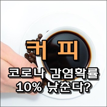 커피가 코로나 감염위험을 낮춘다?