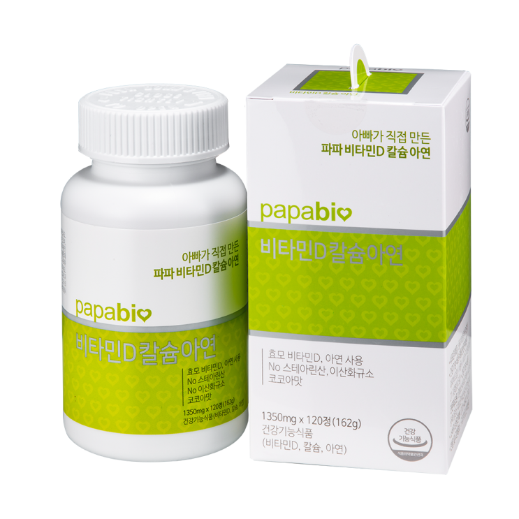 인기있는 파파비오랩 아빠가 만든 파파 비타민D칼슘아연 비타민D3 1350mg x 120정 1000IU, 162g, 1박스 추천해요 인기있는 파파비오랩 아빠가 만든 파파 비타민D칼슘아연 비타민D3 1350mg x 120정 1000IU, 162g, 1박스 추천해요