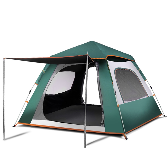 갓성비 좋은 텐트 아웃도어 캠핑 두꺼운 방수 필드 원터치 휴대용 장비, [12]037텐트(5-8인)+방습매트 좋아요