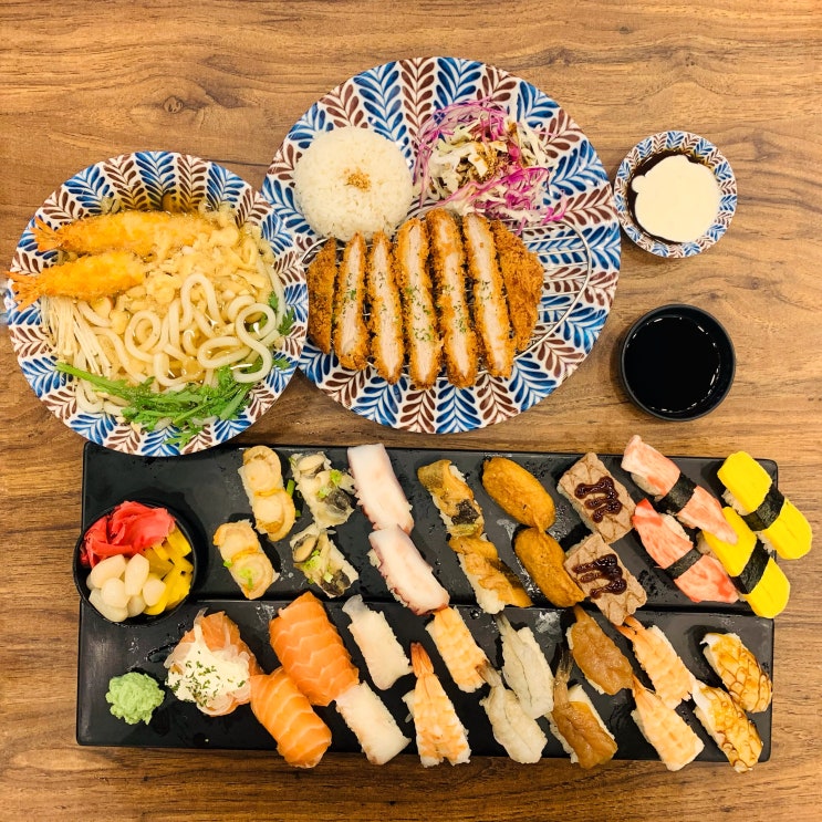  부산북구맛집 화명동외식 만타스시 31p로 풍성하게