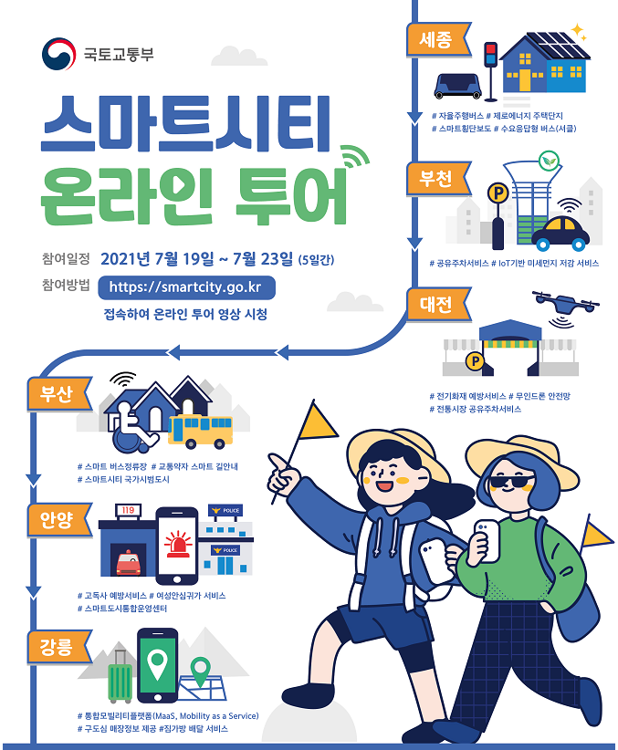 스마트시티 온라인 투어 개최(7.19~7.23)
