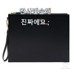  콕 찝어알려드림 구찌남성클러치백 물건 선배가 추천해줬어요.