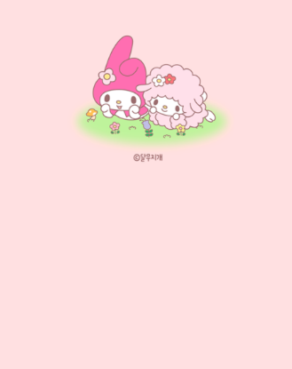  아이폰 마이멜로디 카톡테마 후기 및 다운로드받기