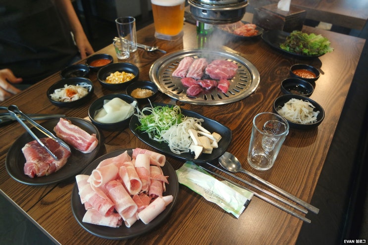  건대고기무한리필 벚꽃갈비 추천 술무한리필 6900원 어린이대공역맛집