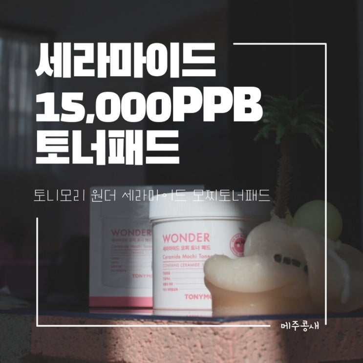  토니모리 원더 세라마이드 모찌 토너패드 리뷰 :: 저자극으로 보습까지