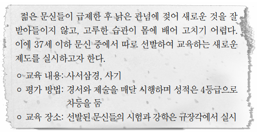  정조의 정책 파악하기