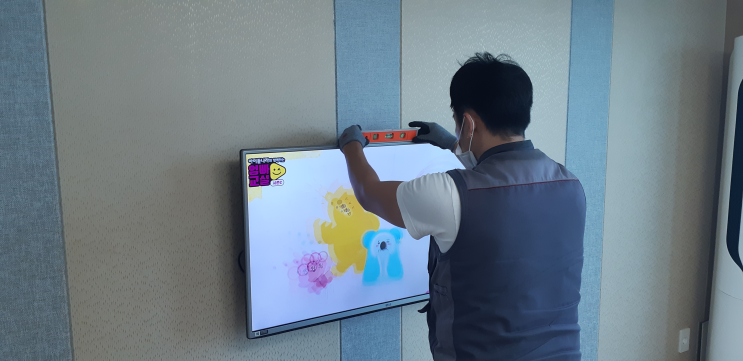  선 안보이게, 벽걸이 TV 설치