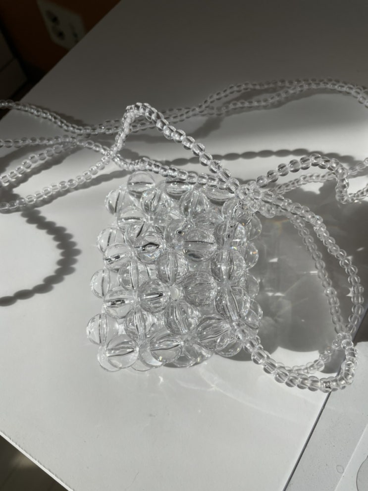  Eden seoul,이든 서울 [beads mini bag # white ]