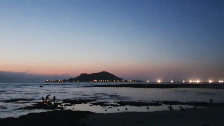  제주도 노을 감상하기 좋은 곳 - 금능해수욕장에서 선셋 즐기기