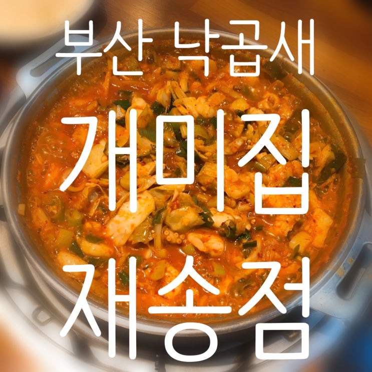  부산 낙곱새 맛집 개미집 재송점