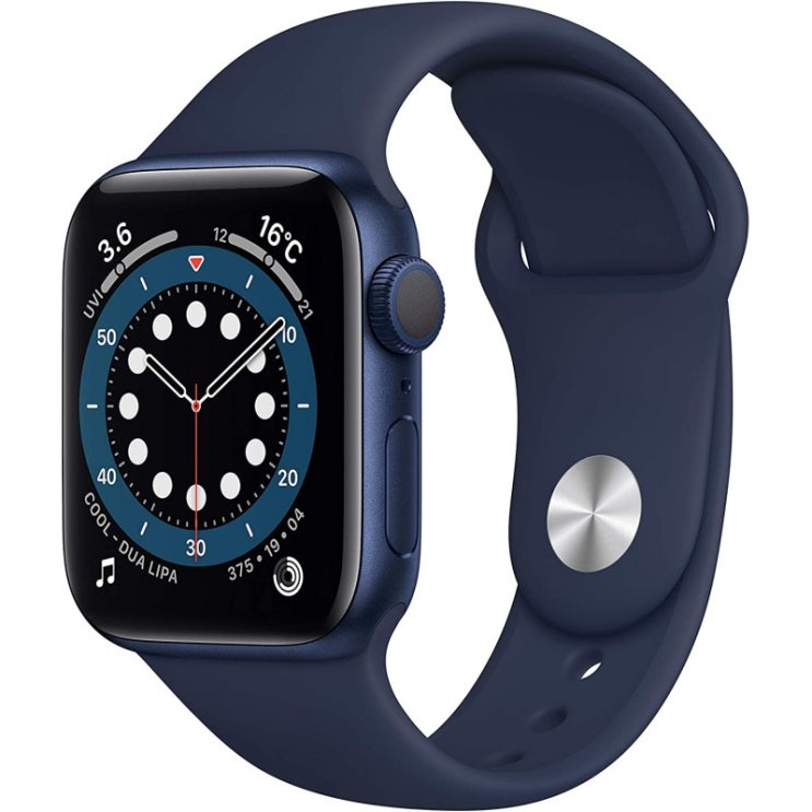 핵가성비 좋은 最新 Apple Watch Series 6(GPSモデル)- 40mmブルーアルミニウムケースとディープネイビースポーツバンド 좋아요 핵가성비 좋은 最新 Apple Watch Series 6(GPSモデル)- 40mmブルーアルミニウムケースとディープネイビースポーツバンド 좋아요