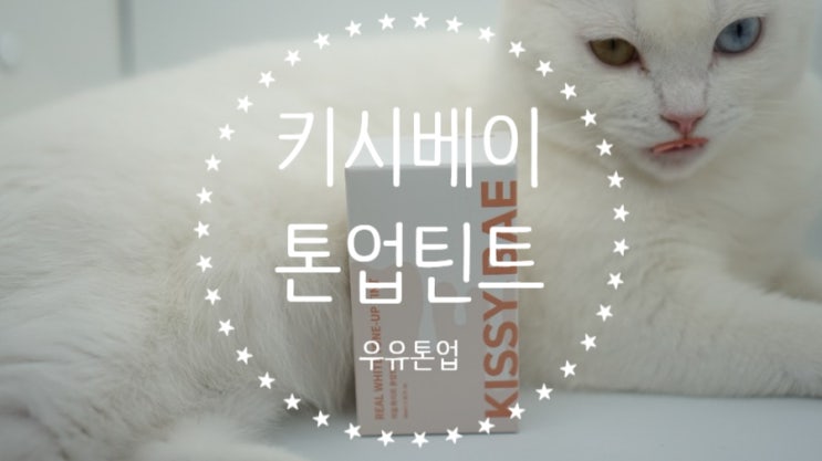  나도 가끔은 밝은 피부를 갖고싶다! 무거운 톤업크림 대신 키시베이 리얼화이트 톤업틴트!