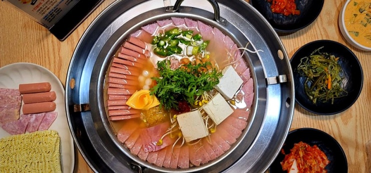  대구 상인동 맛집, 가창닭갈비(달서구 부대찌개, 햄, 소세지)