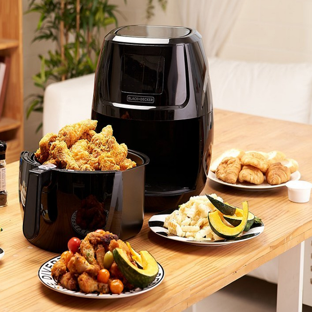 가성비 뛰어난 블랙앤데커 에어프라이어 7.8L Air Fryer 편리한원터치방식 ···