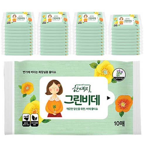 핵가성비 좋은 한예지 그린비데 비데 물티슈 휴대형, 120팩 추천해요 핵가성비 좋은 한예지 그린비데 비데 물티슈 휴대형, 120팩 추천해요