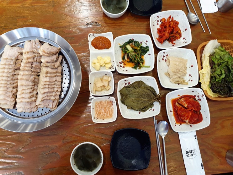 아차산역 맛집 찐족발보쌈 부드러운 보쌈과 맛있는 음식