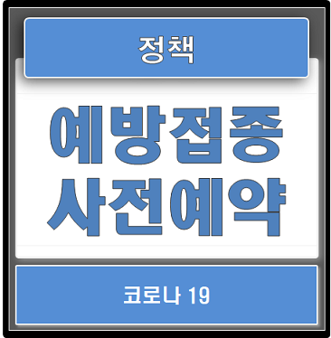  코로나 예방접종 사전예약, 예약방법 확인하세요.