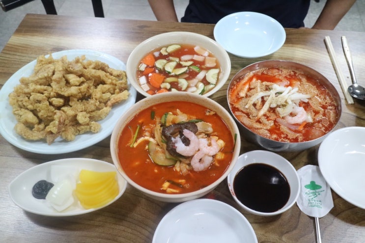  [용현동맛집]공원장 여름엔 냉짬뽕이 진리 바삭한 탕수육은 덤 고추짬뽕 삼선짬뽕도 추천
